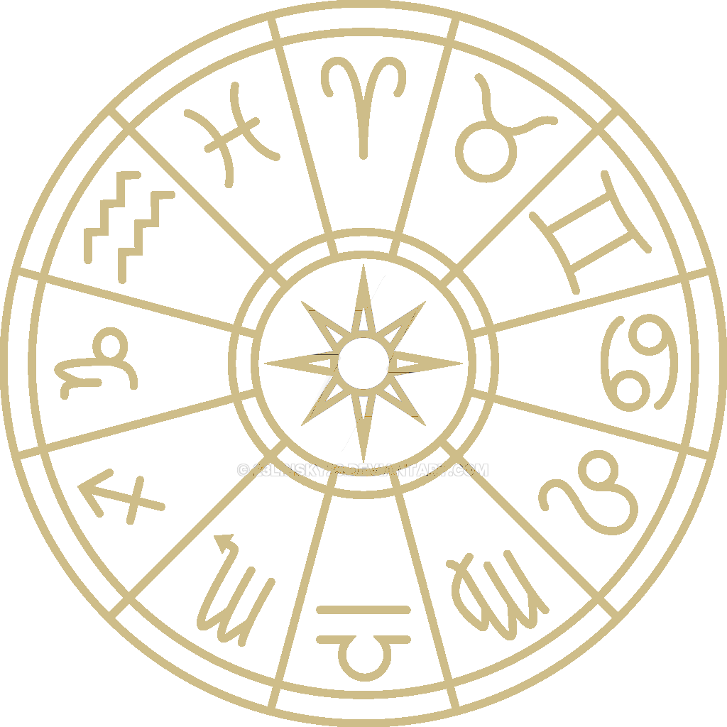 A Circle With Symbols In It