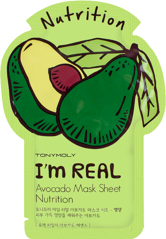 A Package Of Avocado Mask Sheet