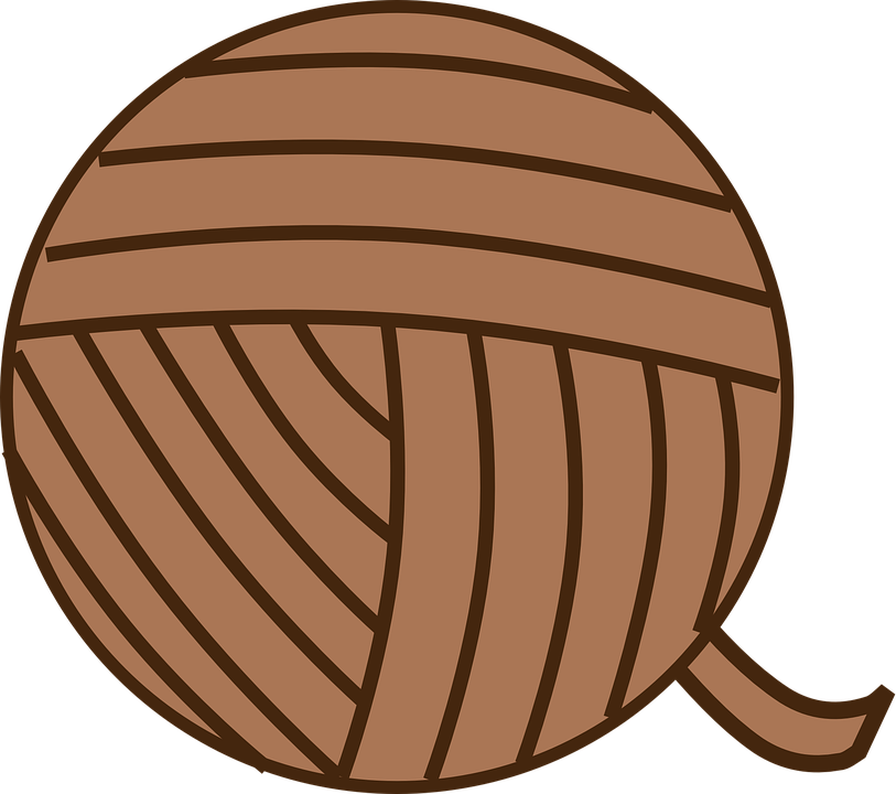 A Brown Ball Of Yarn