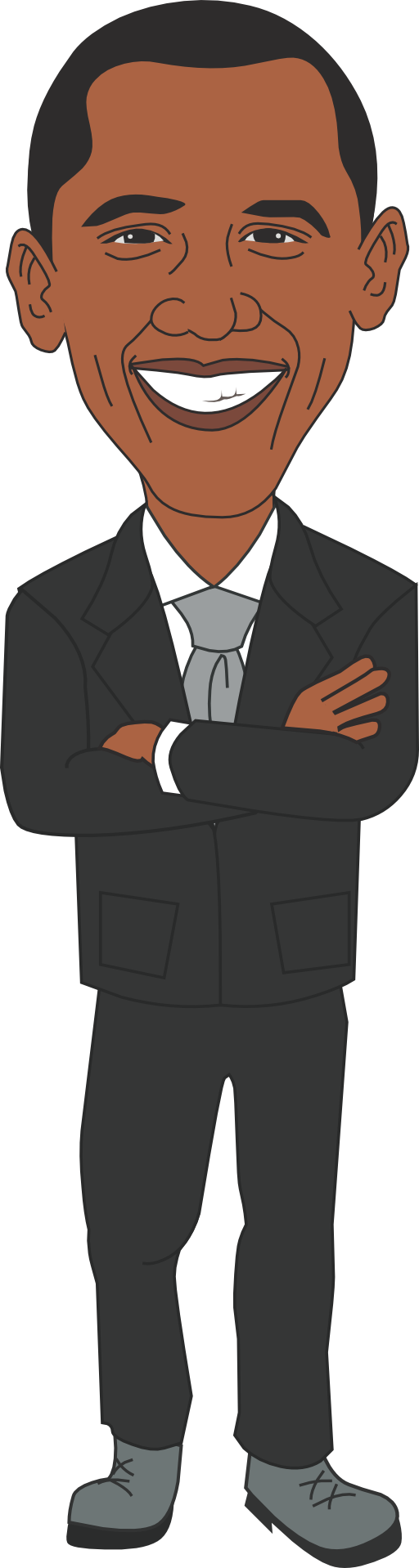 A Man In A Suit With His Arms Crossed