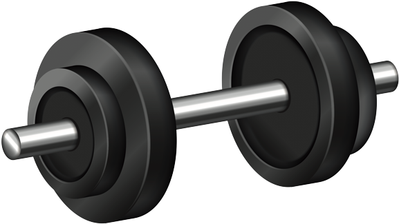 A Close-up Of A Dumbbell