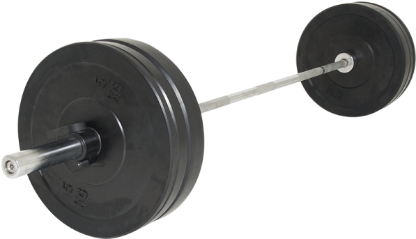 A Black Barbell With A Black Handle