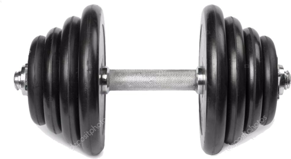 A Close Up Of A Dumbbell