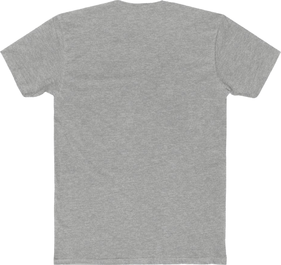 A Back Of A Grey Shirt