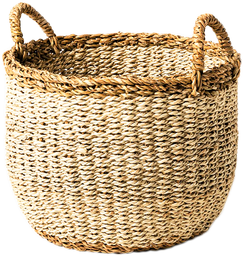 A Basket With Handles On It