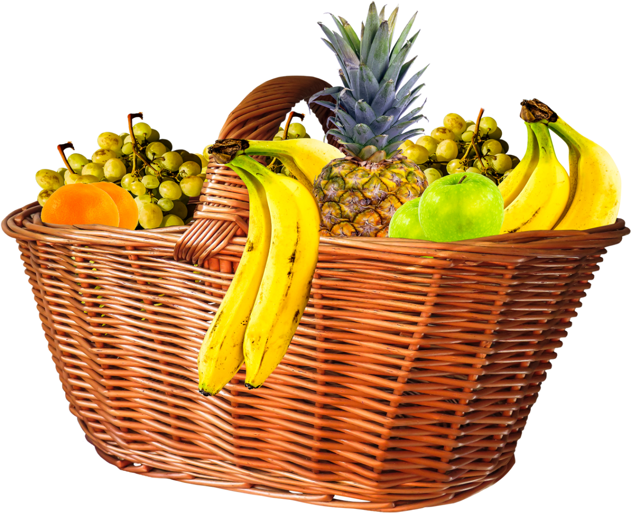 A Basket Full Of Fruit