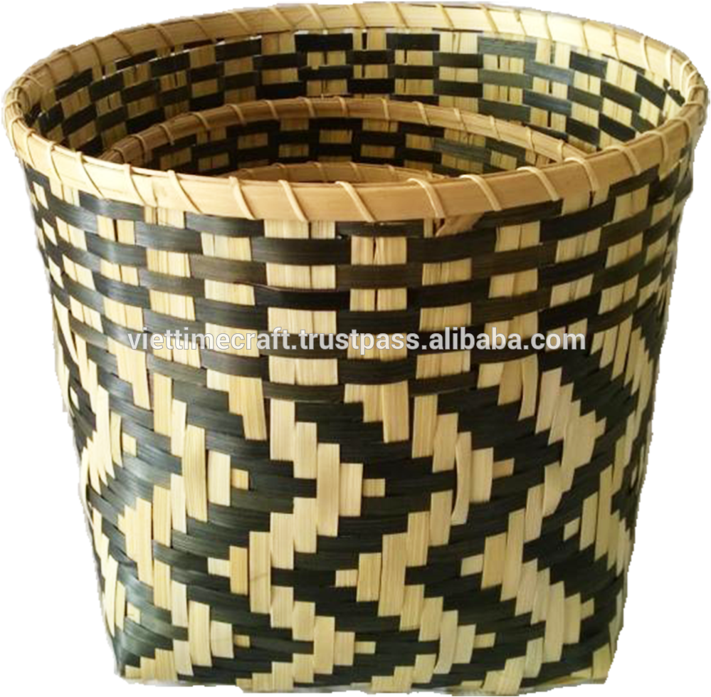 A Basket With A Pattern