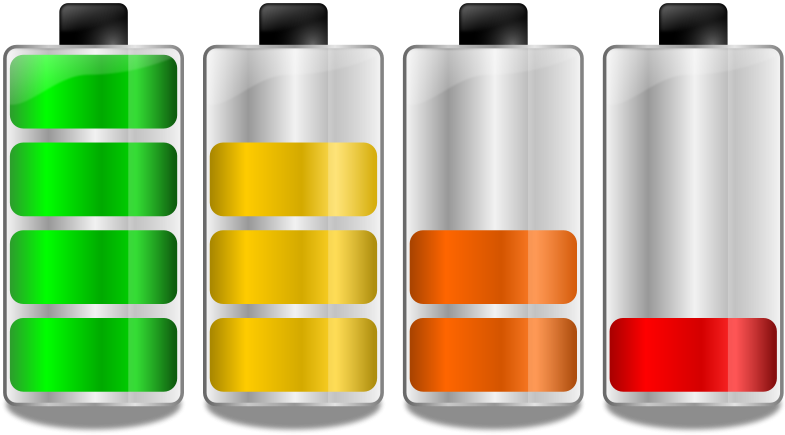 A Group Of Battery Levels