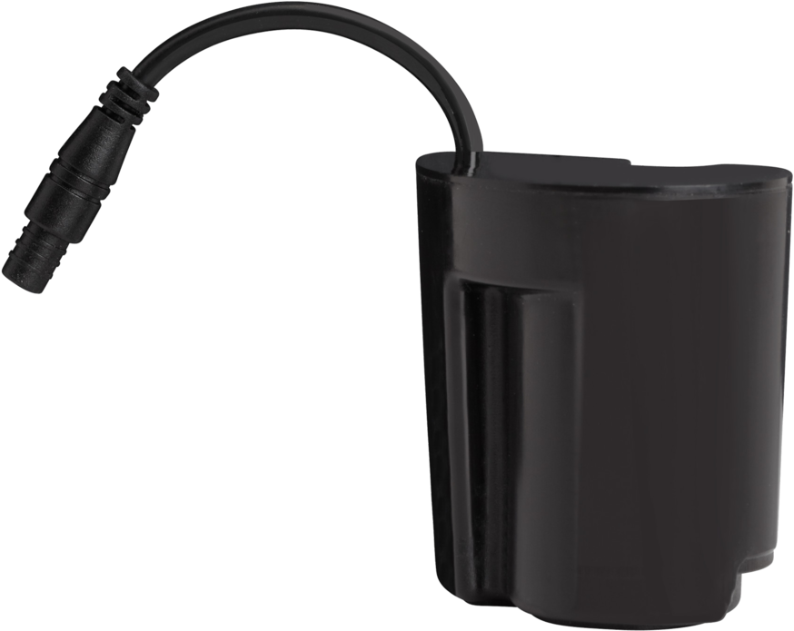 A Black Battery With A Black Cord