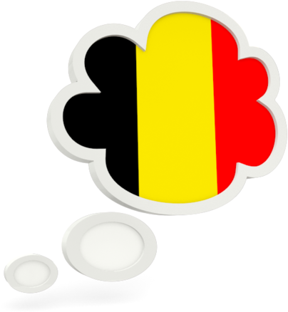 A White Cloud With A Red Yellow And Black Stripe