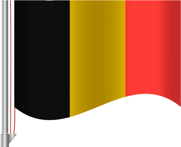 A Flag With A Red Yellow And Black Stripe