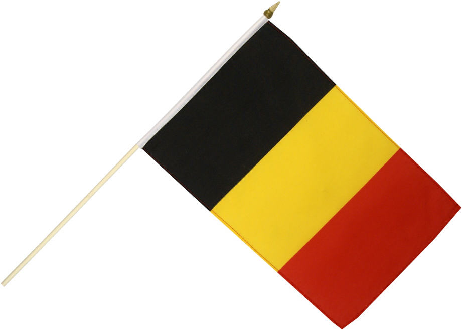 A Black Red Yellow And Black Flag