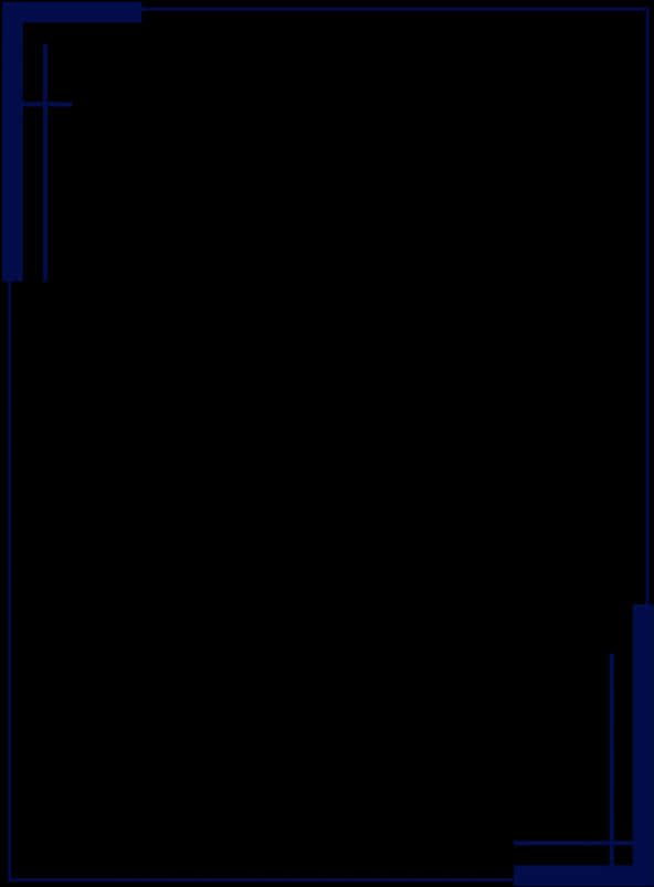 A Black Rectangle With Blue Lines