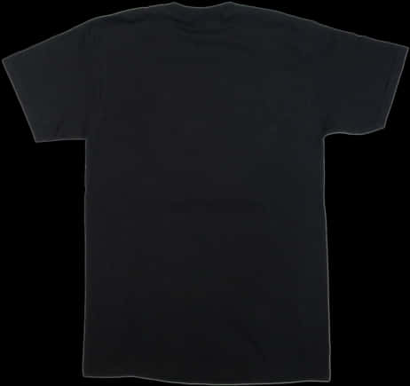 A Black T-shirt With A Black Background