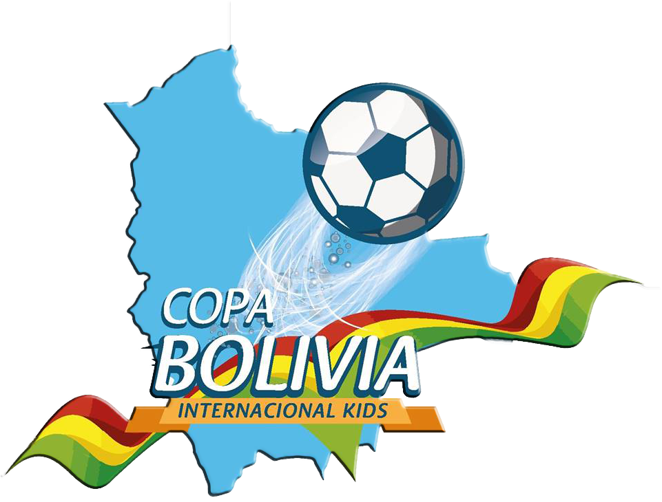 A Blue Map With A Football Ball And A Rainbow Ribbon