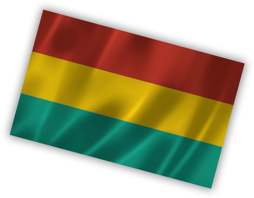 A Flag With A Red Yellow And Blue Stripe