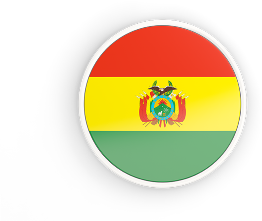 A Red Green Yellow And White Circle With A Red And Yellow Flag