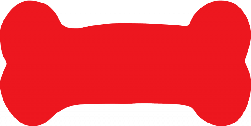 A Red Rectangular Object With Black Outline