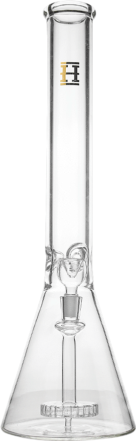 A Close-up Of A Glass Bong
