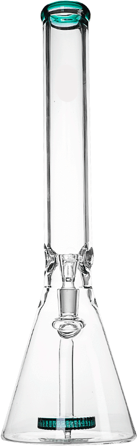 A Close-up Of A Glass Tube With Eiffel Tower In The Background