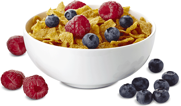 A Bowl Of Cereal With Berries