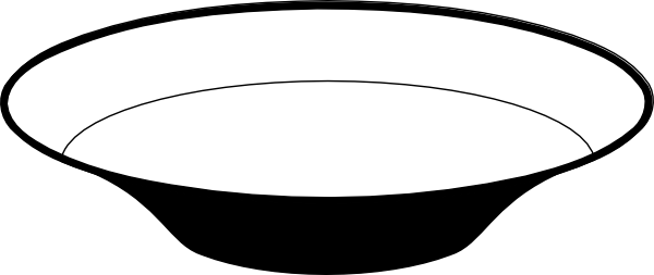 A Black And White Bowl