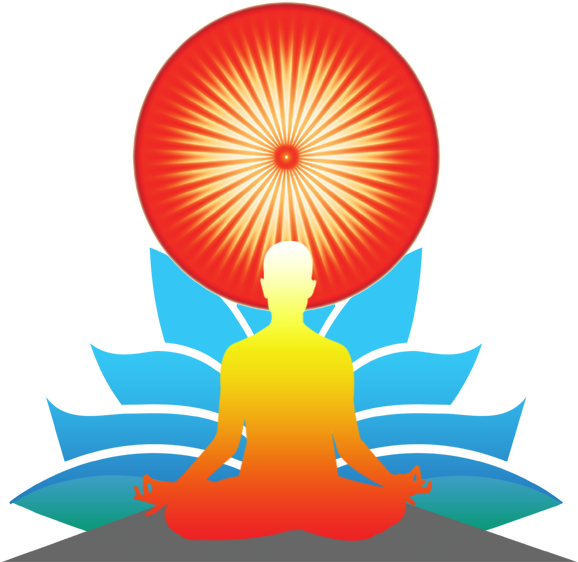 A Person Sitting In A Lotus Position