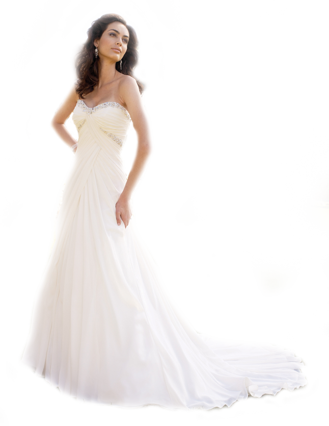 A Woman In A White Dress