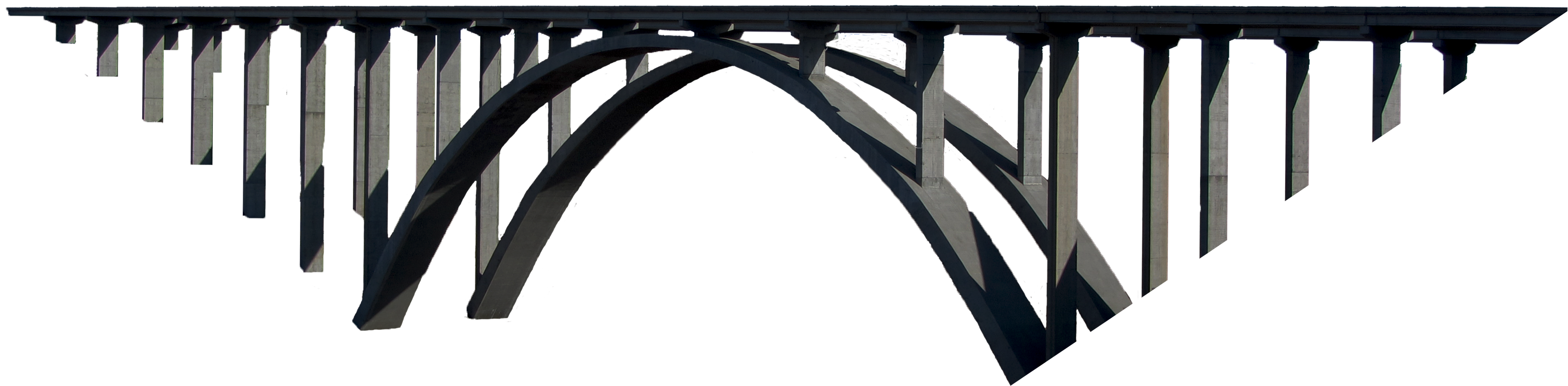 A Bridge With A Black Background