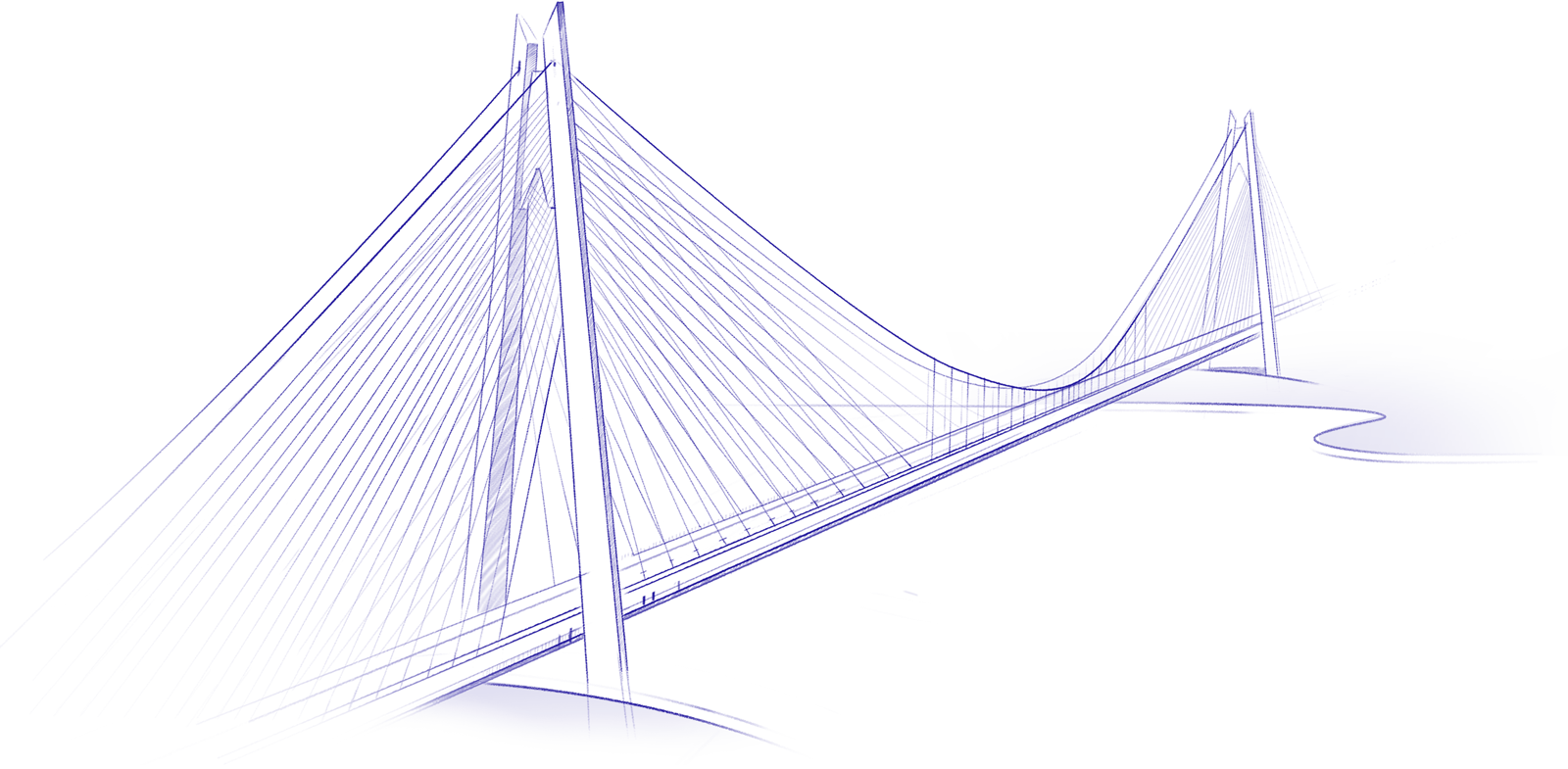 A Drawing Of A Bridge