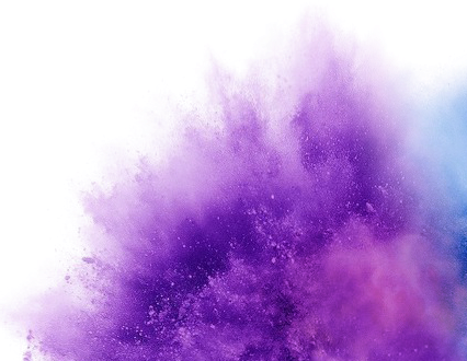 A Purple And White Cloud Of Smoke