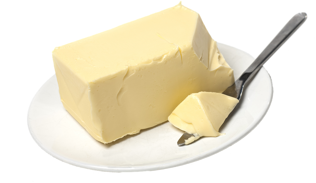 A Butter On A Plate