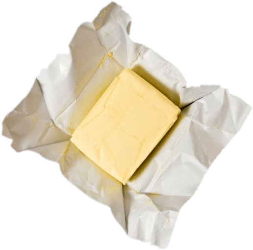 A Piece Of Butter In A Wrapper