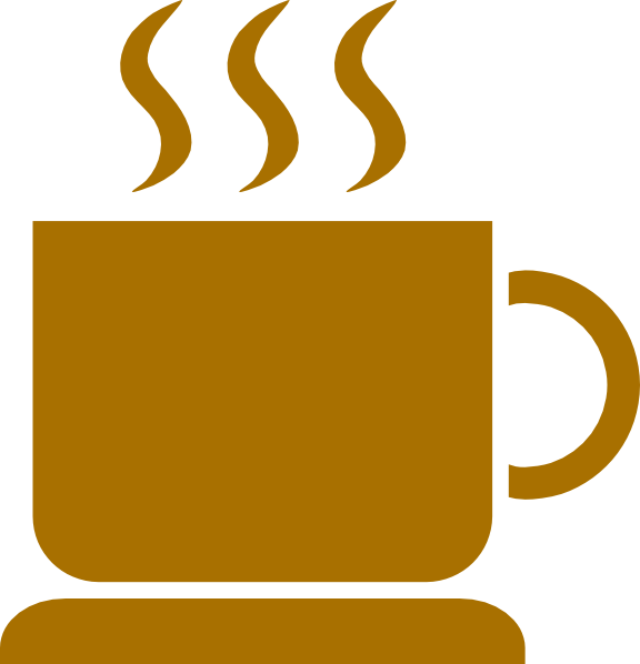A Brown Coffee Cup With Steam