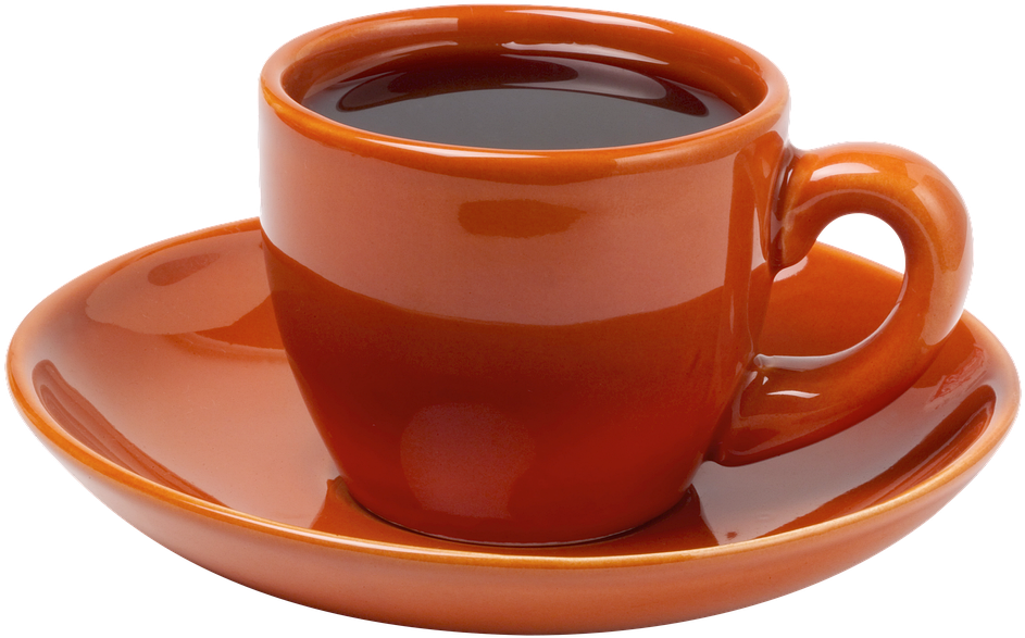 A Brown Cup With A Saucer And A Saucer