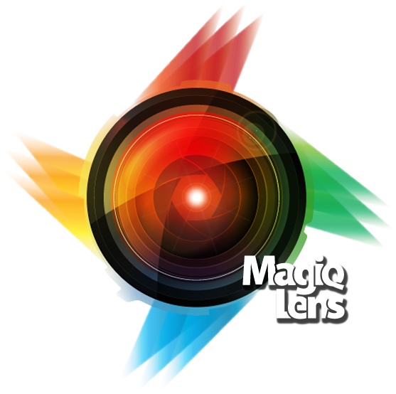 A Logo Of A Camera Lens