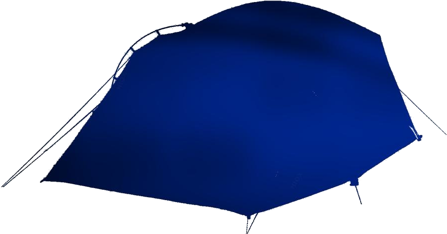 A Blue Object With A Black Background