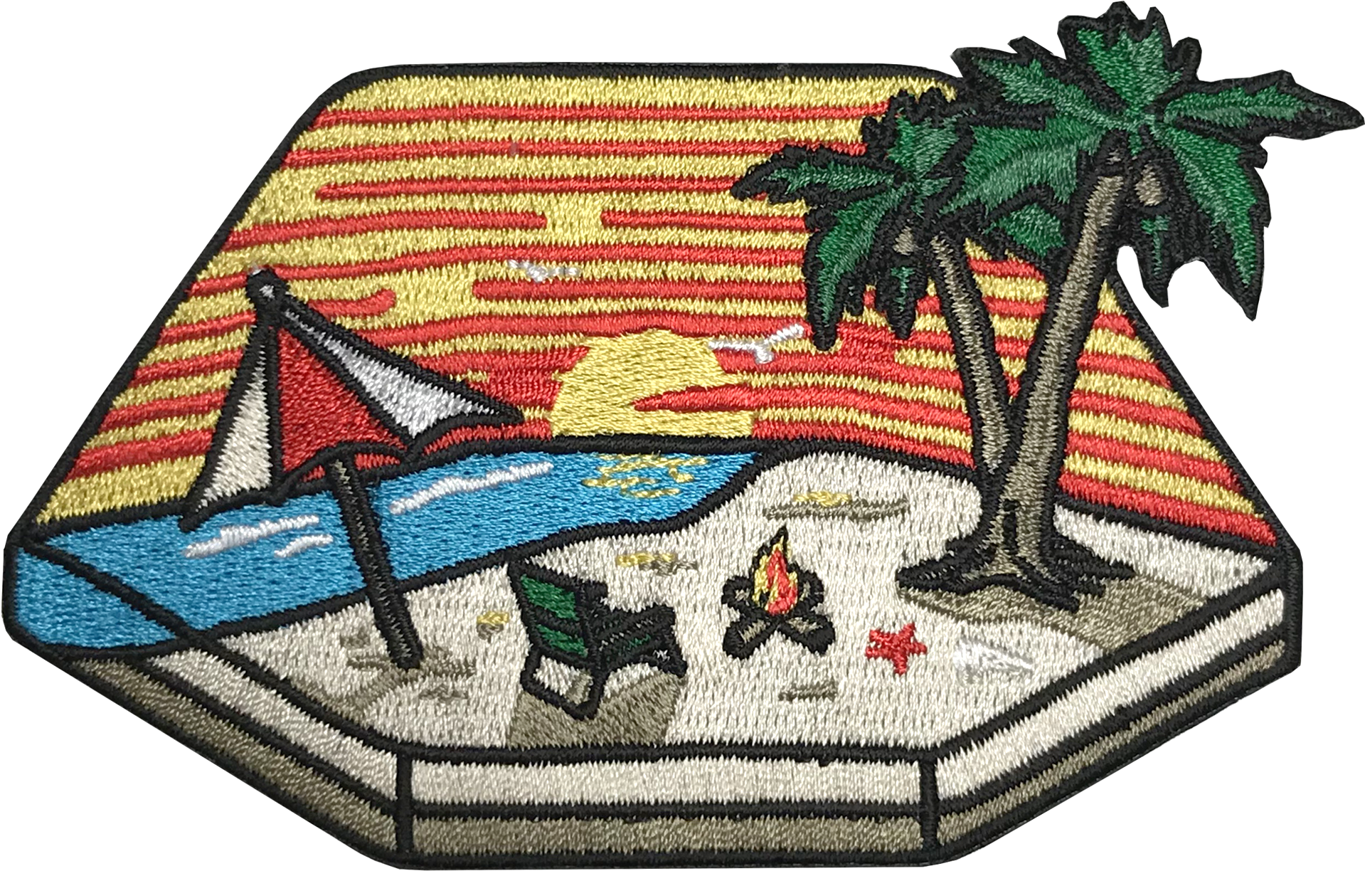 A Patch With A Beach Scene