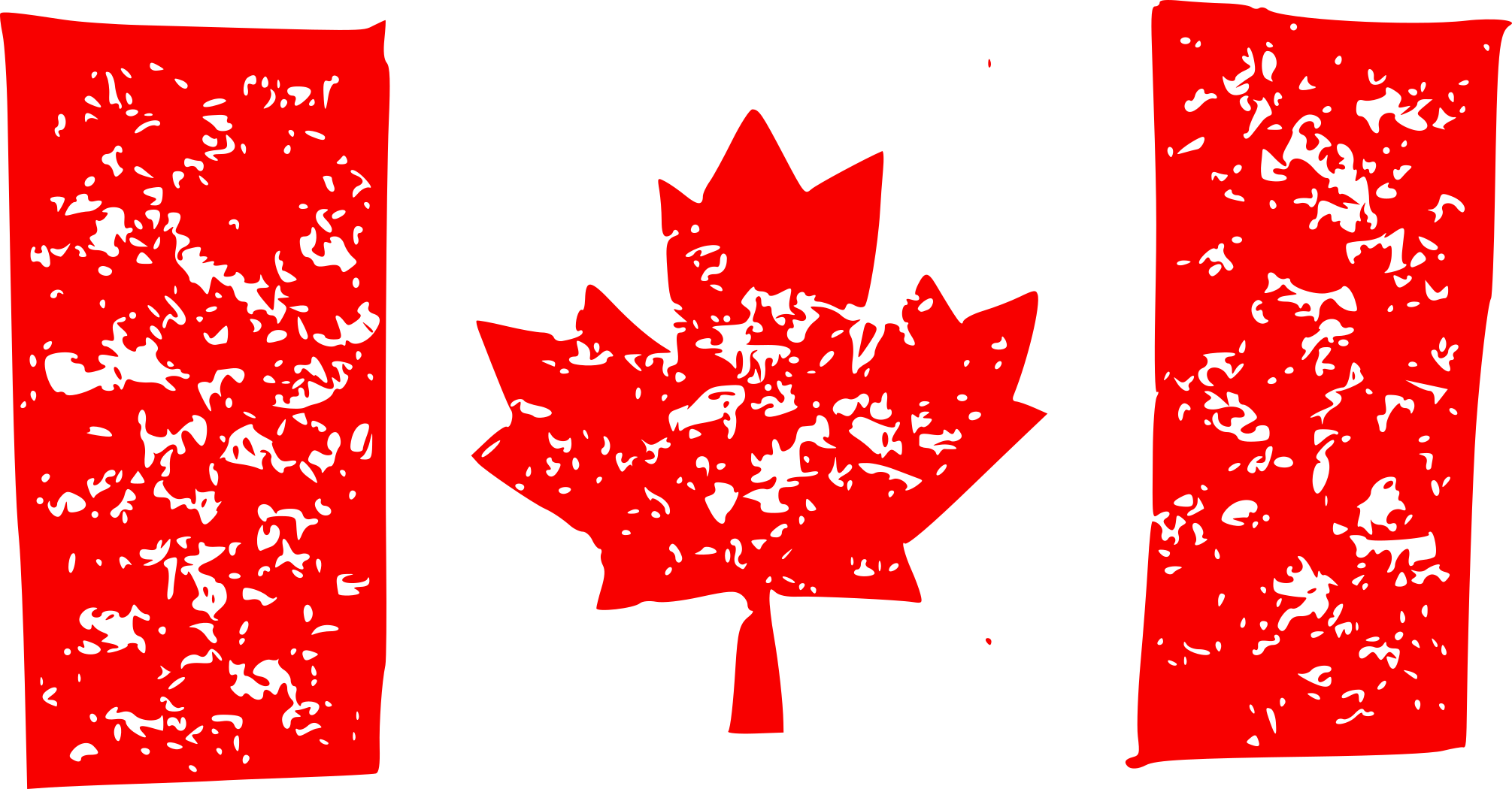 A Red Maple Leaf On A Black Background