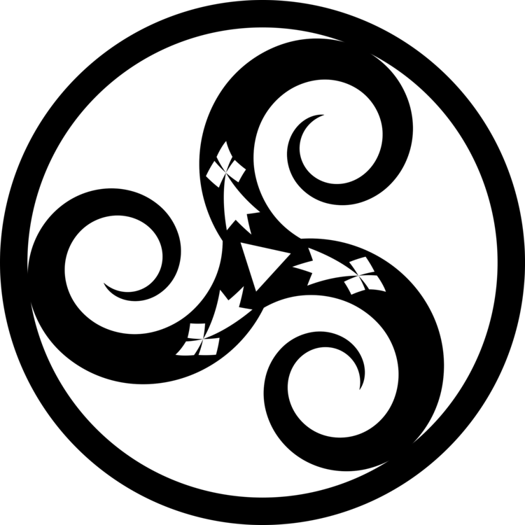A White Triangles On A Black Background