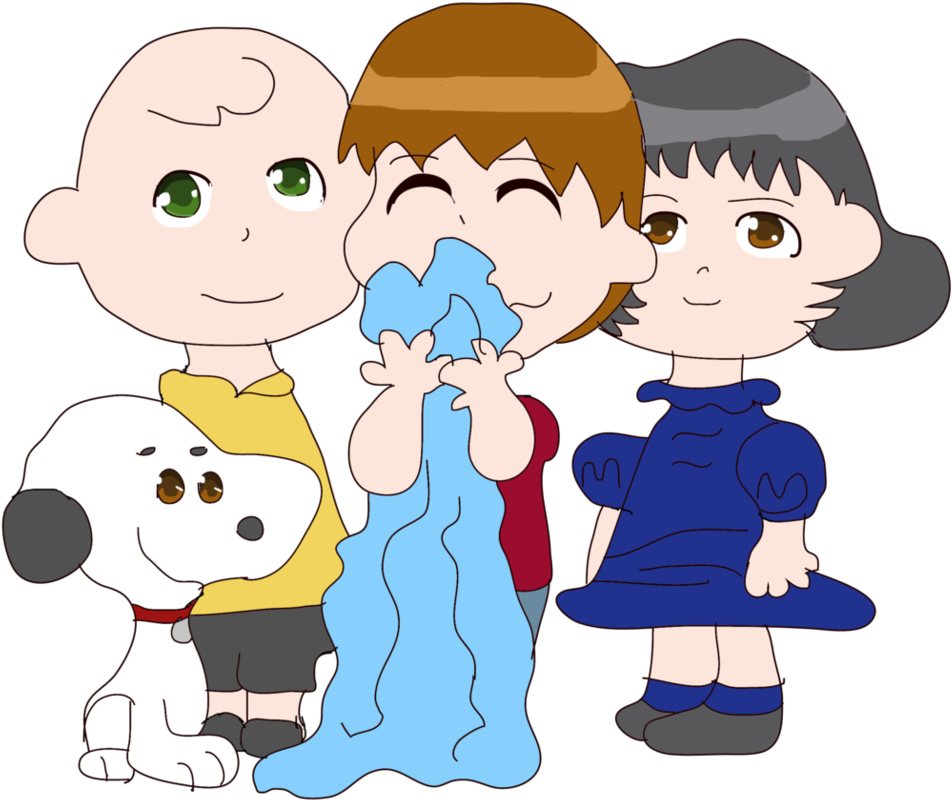 A Cartoon Of A Group Of Kids