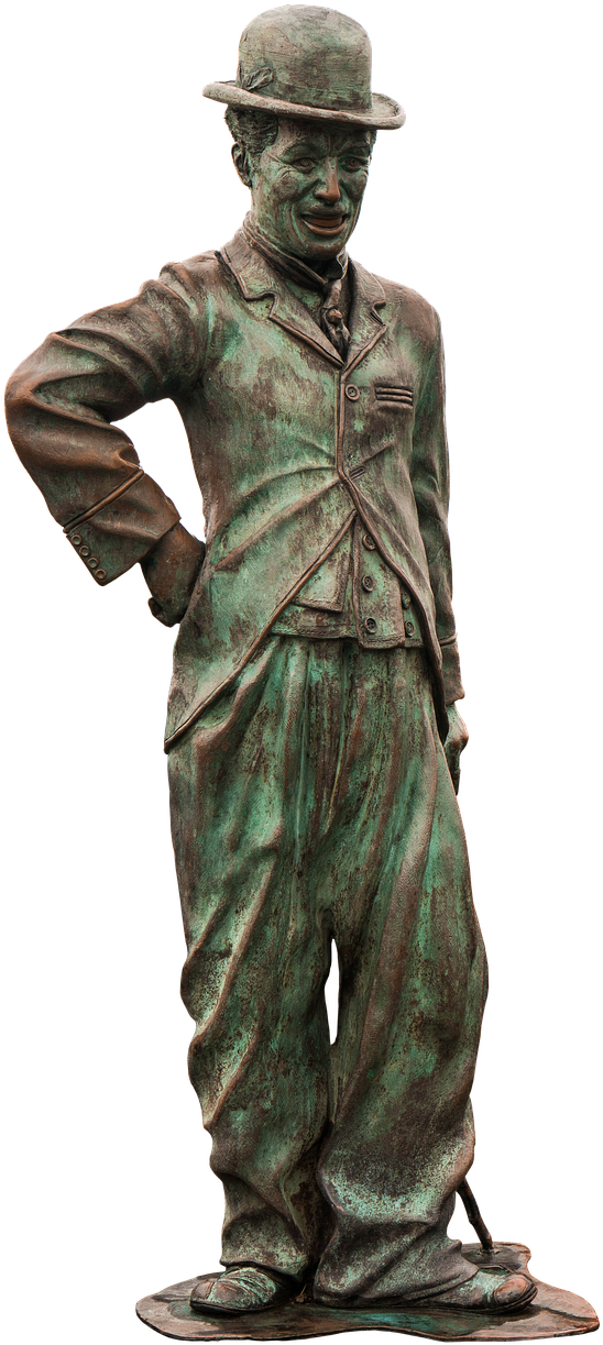 A Statue Of A Man With His Hand On His Hip