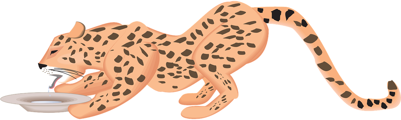 A Cartoon Of A Cheetah