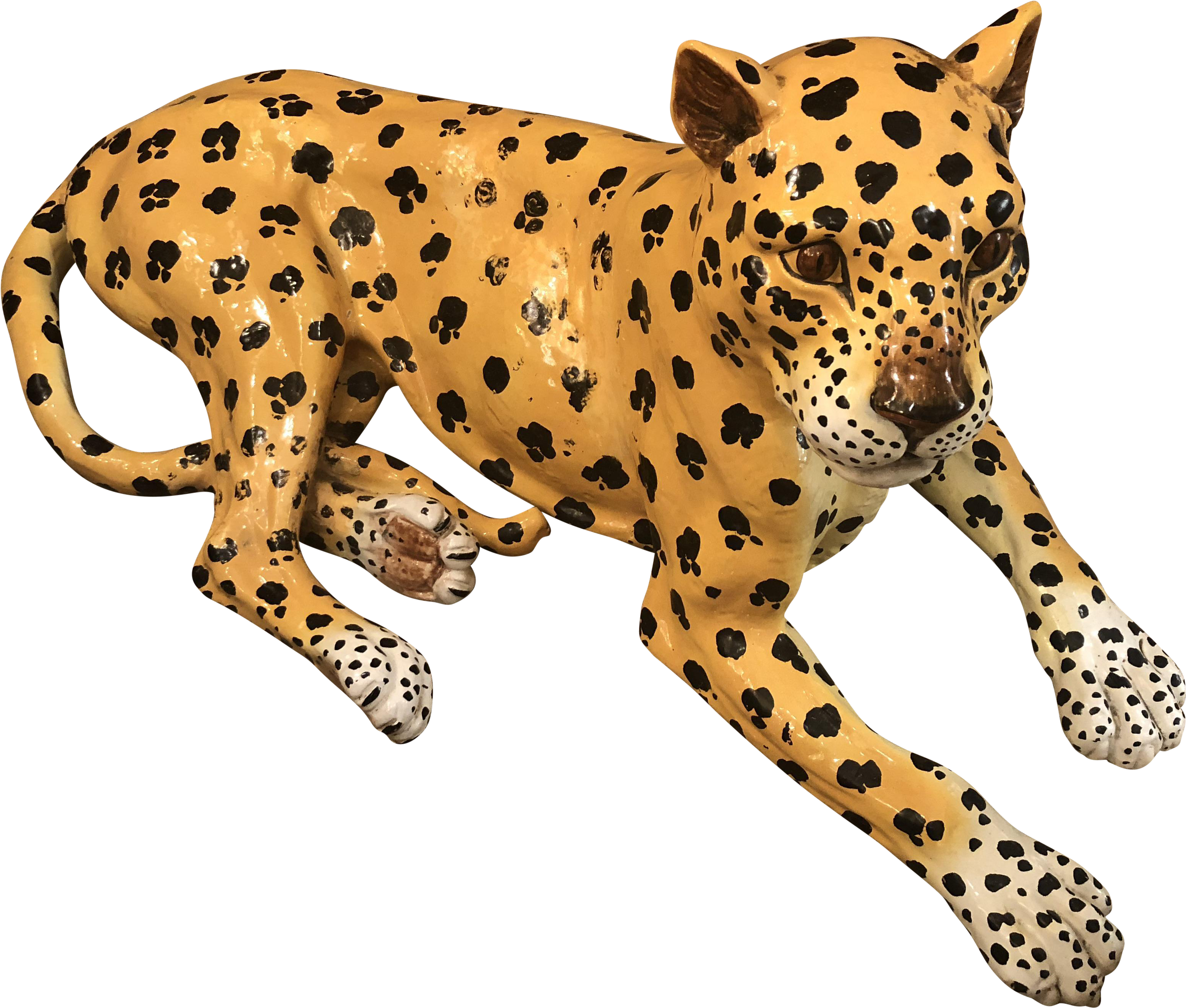 A Statue Of A Leopard