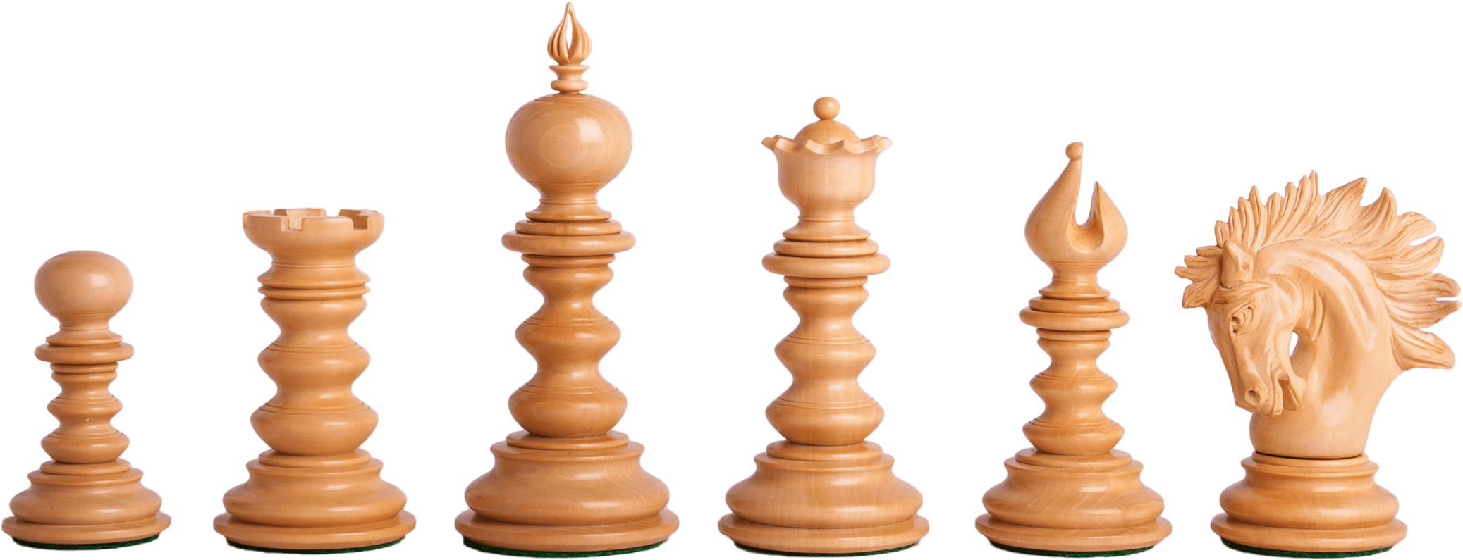 A Group Of Wooden Chess Pieces