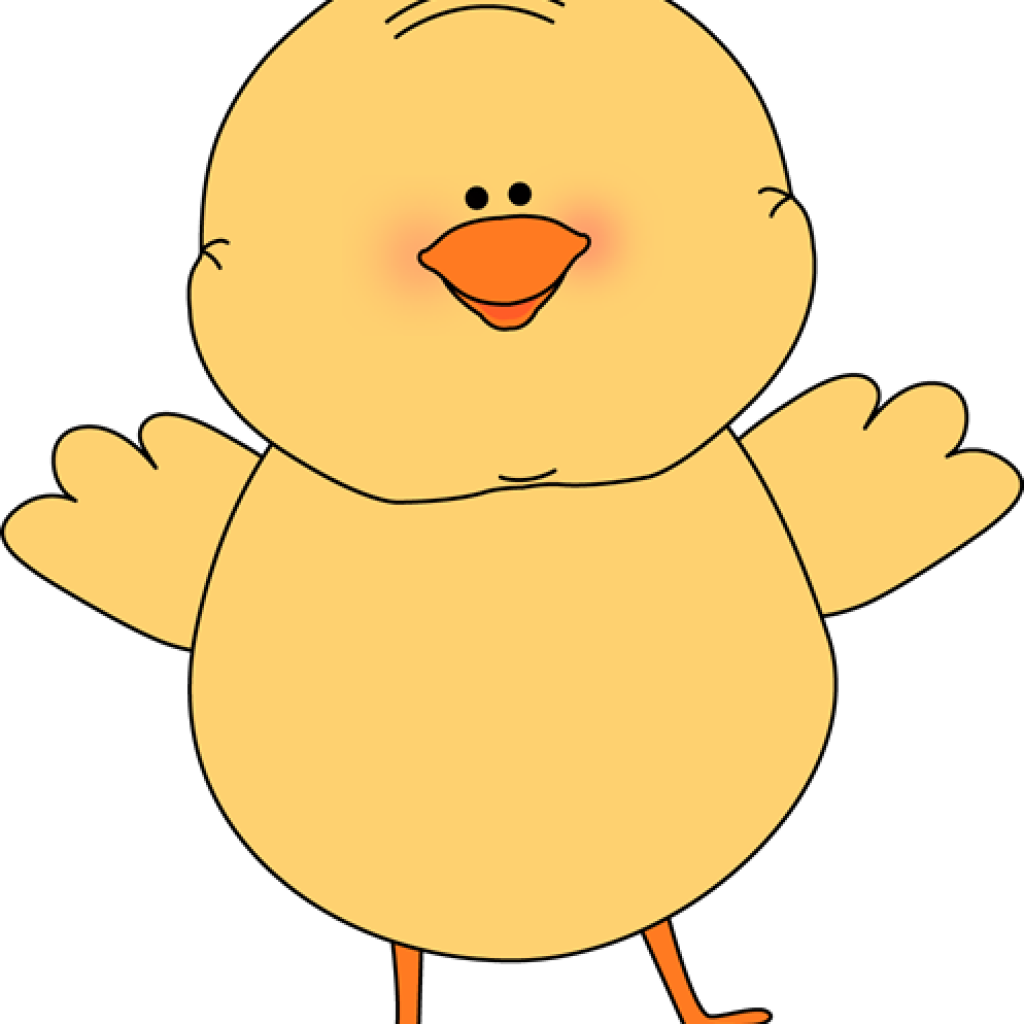A Cartoon Of A Chick