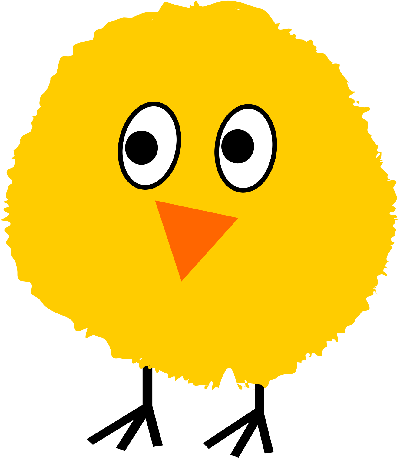 A Yellow Bird With A Black Background