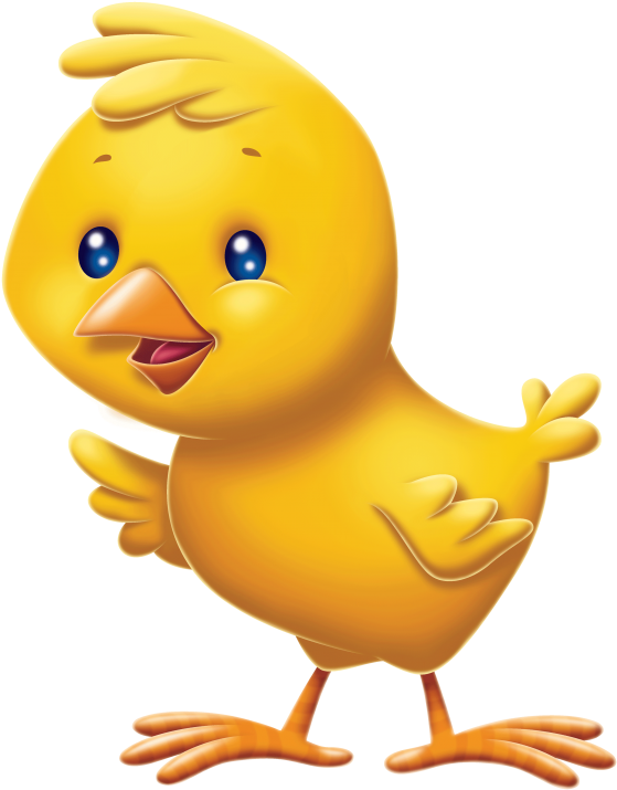 A Cartoon Of A Yellow Bird