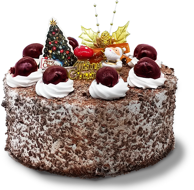 A Cake With Decorations On Top