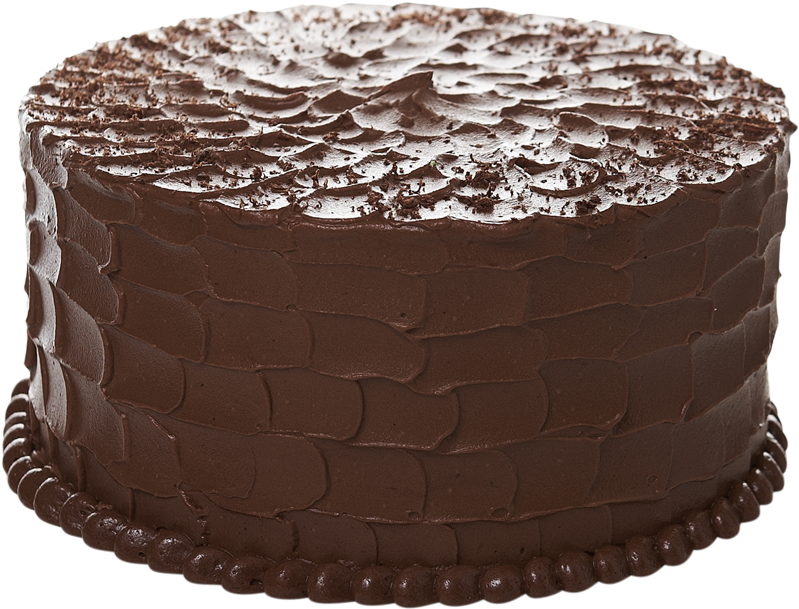 A Chocolate Cake With A Black Background
